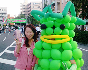 かっぱ祭りにて